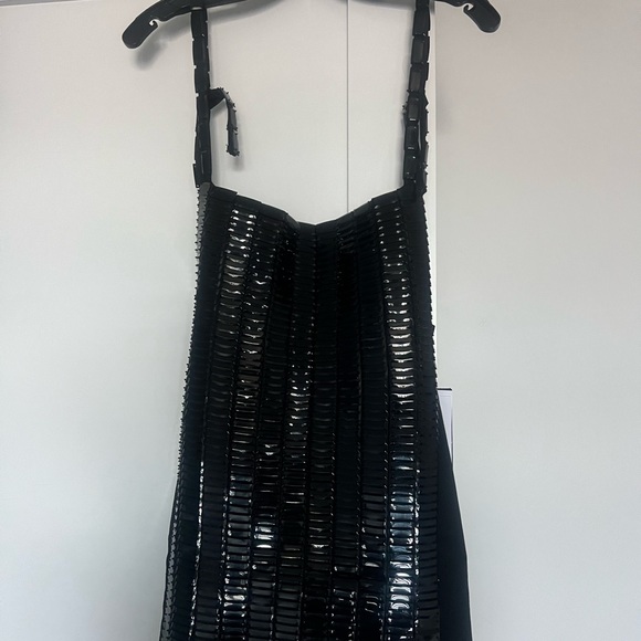 NWT The Attico Rue Open Back Embellished Jersey Mini Dress - Picture 5 of 9
